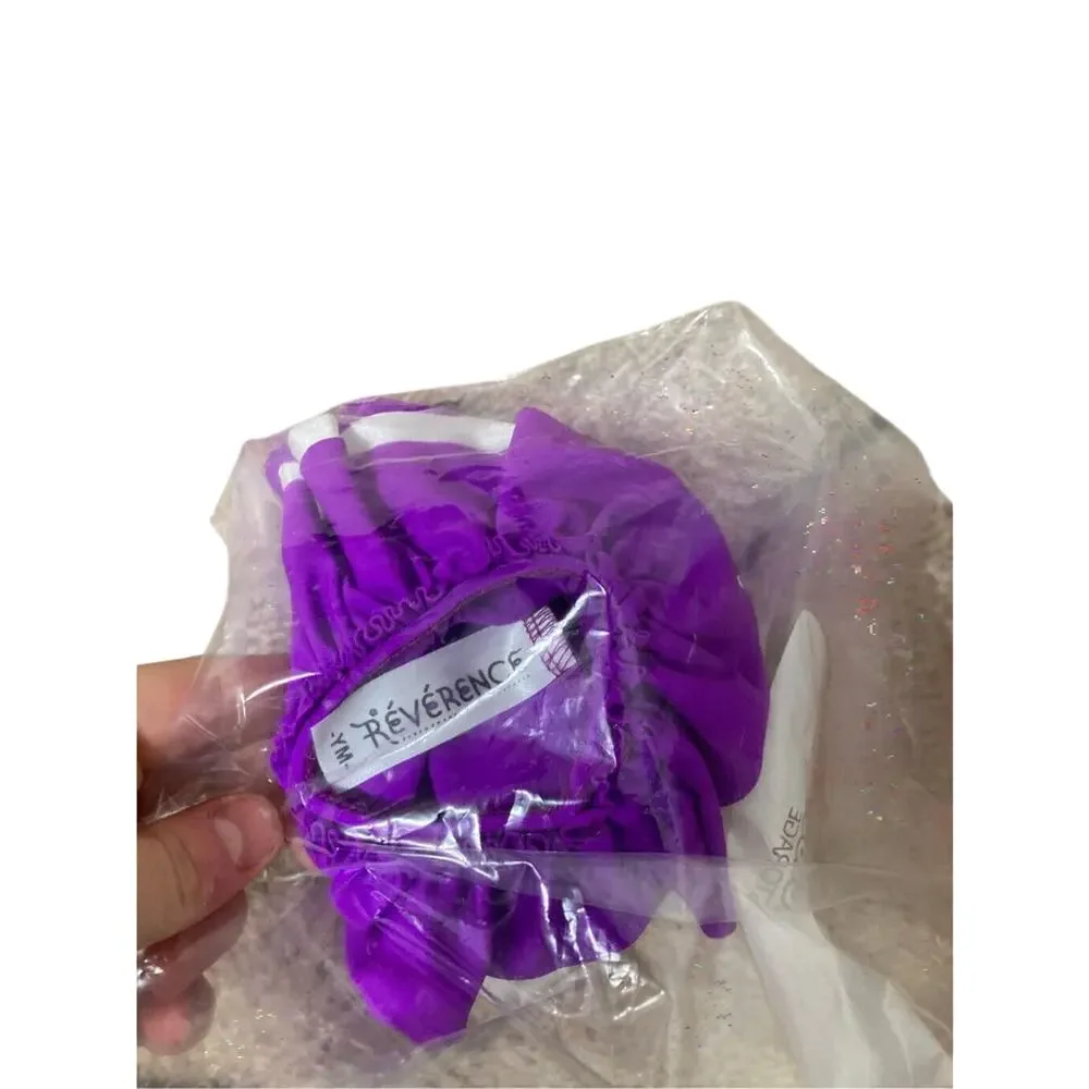 Reverence Purple Youth Medium Sequins One Piece Cut Out  Dance Unitard.Leotard - Picture 6 of 6